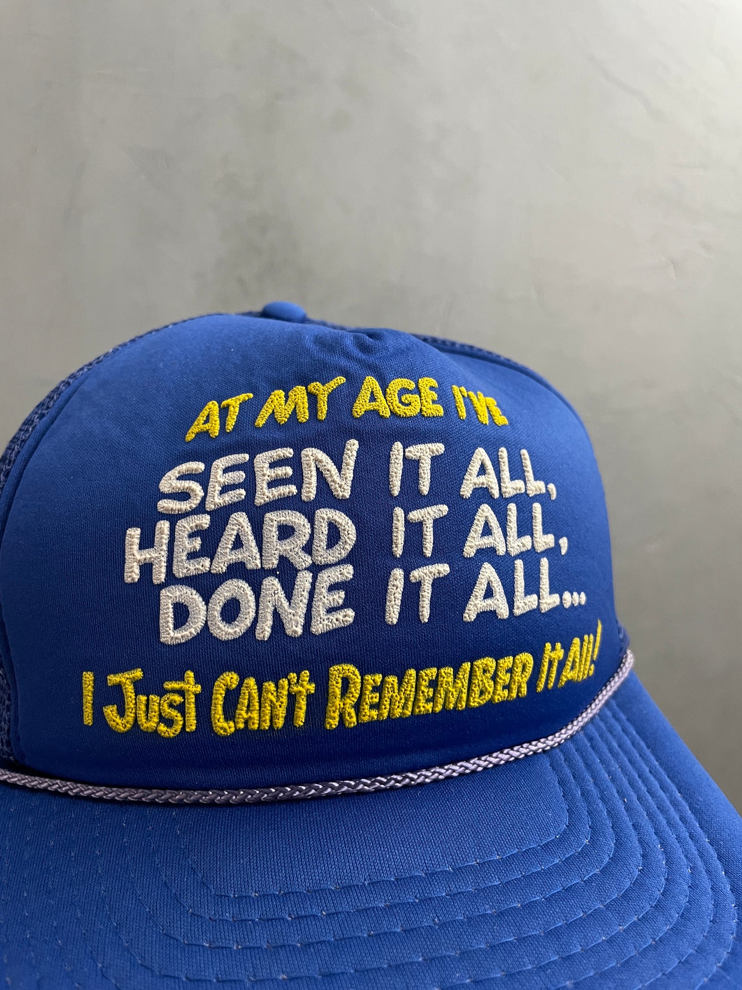 Can't Remember Trucker Cap