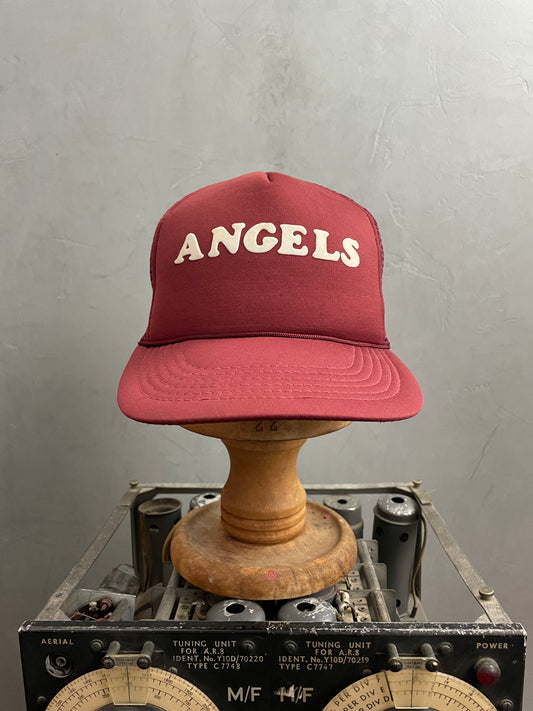 Angels Puff Print Trucker Cap