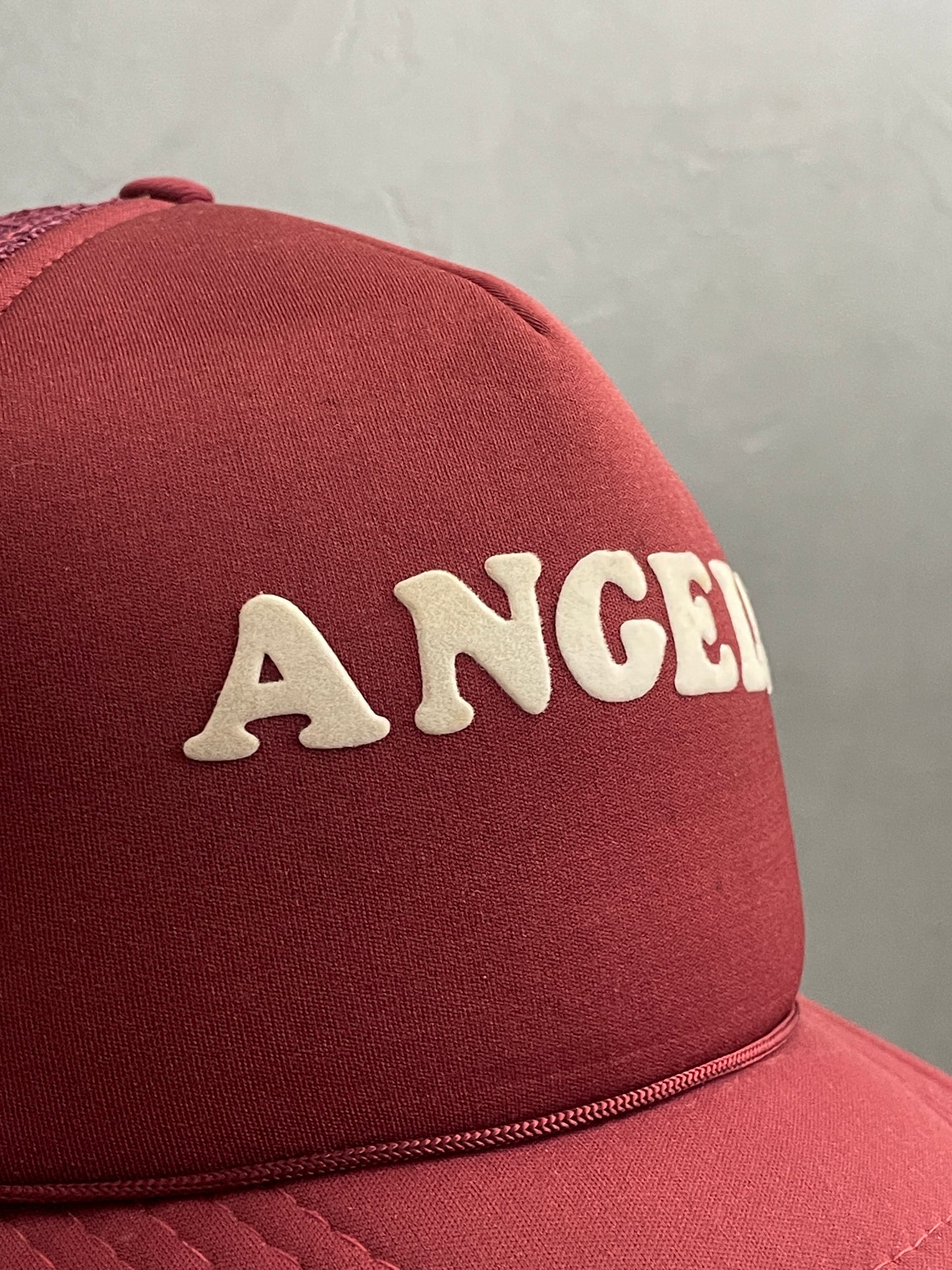 Angels Puff Print Trucker Cap