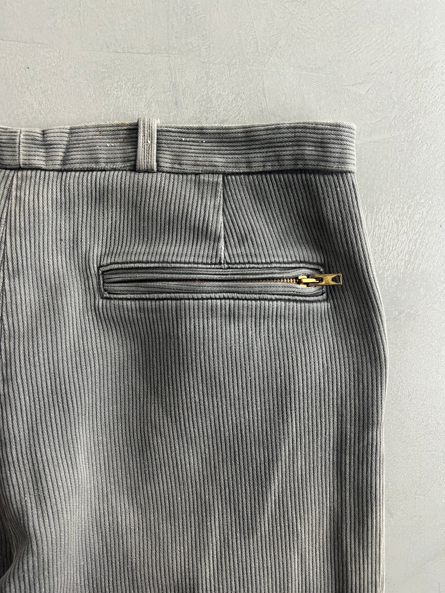 40's French Cord Work Pants [34"] DROP