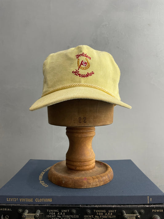 Golden Horseshoe Cord Cap
