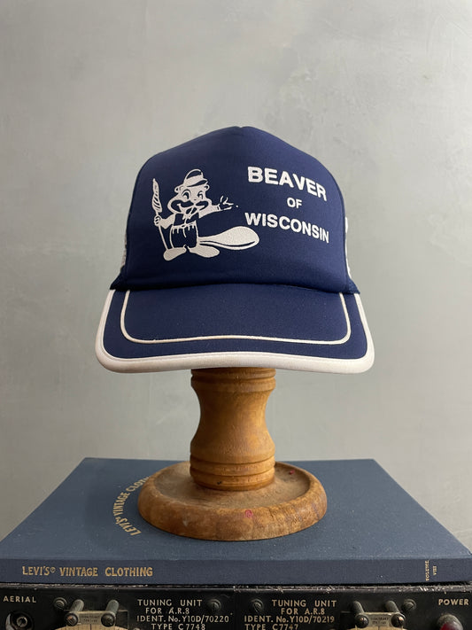 Beaver of Wisconsin Trucker Cap