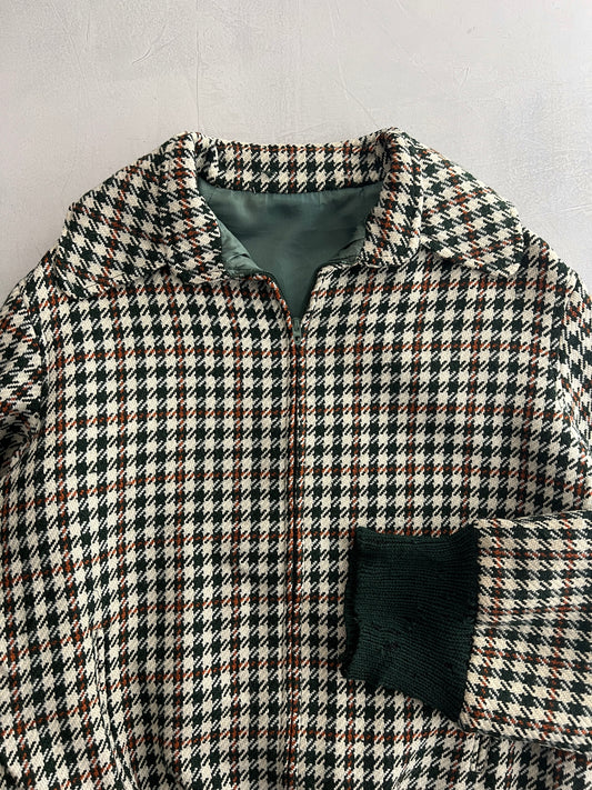60's Houndstooth Jacket [M]