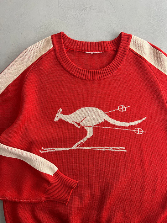Skiiing Roo Sweater [L]