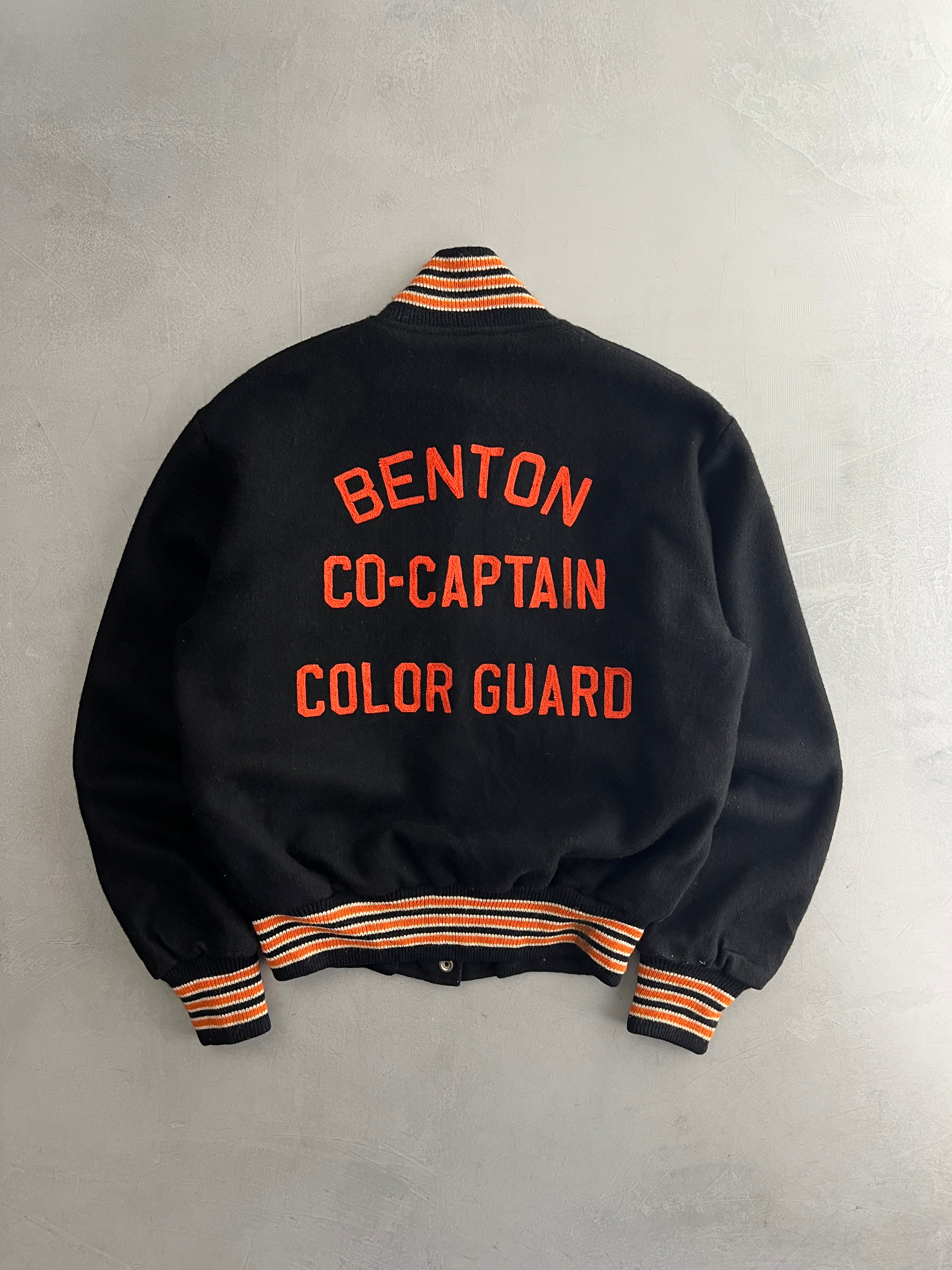 80's Benton Co-Captain Varsity Jacket [M]