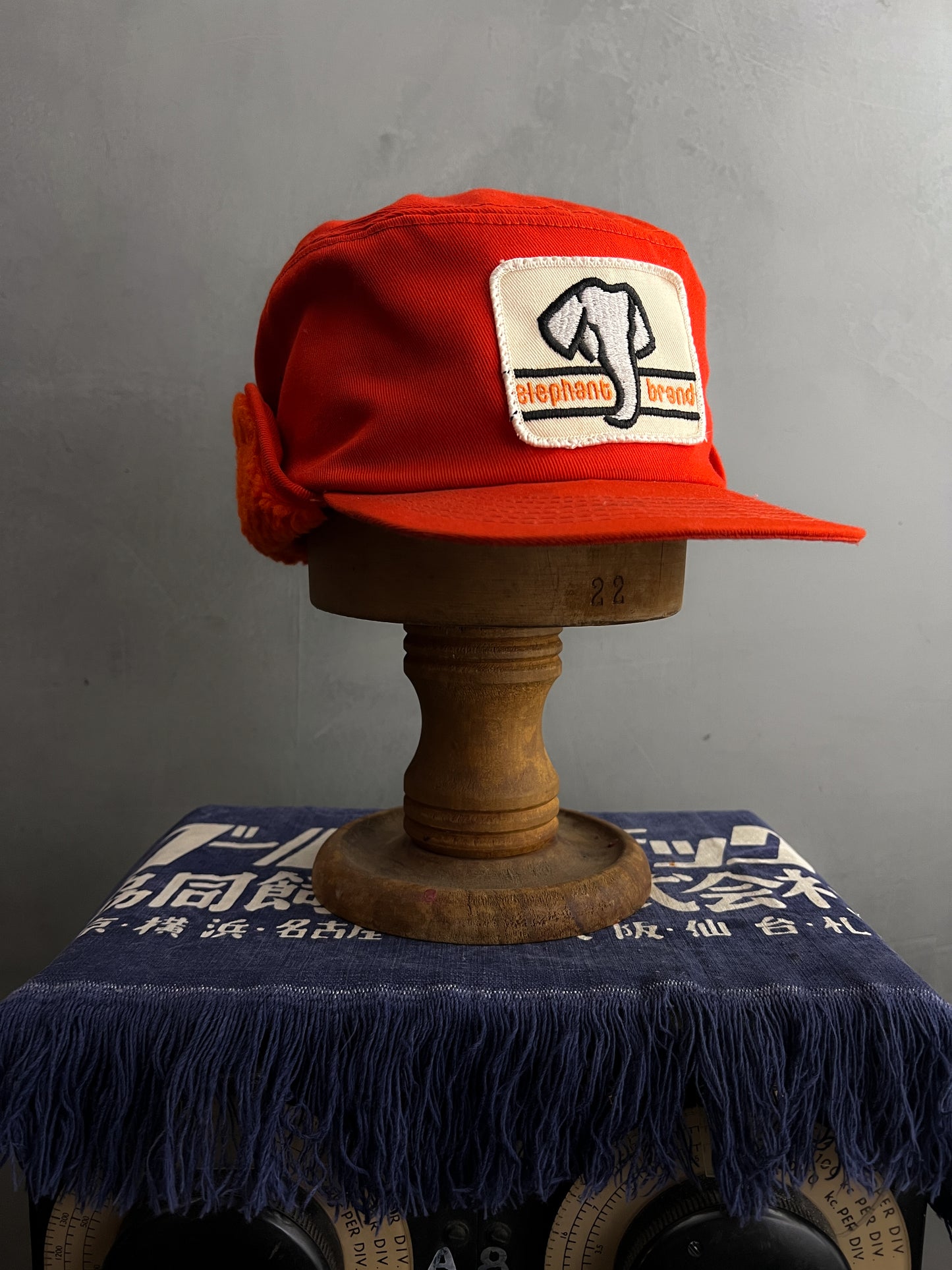 Elephant Brand Flap Cap