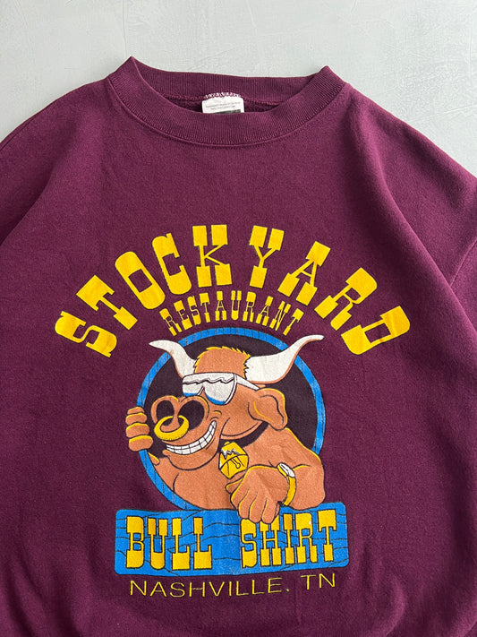 90's 'Bull Shirt' Nashville Sweatshirt [L/XL]