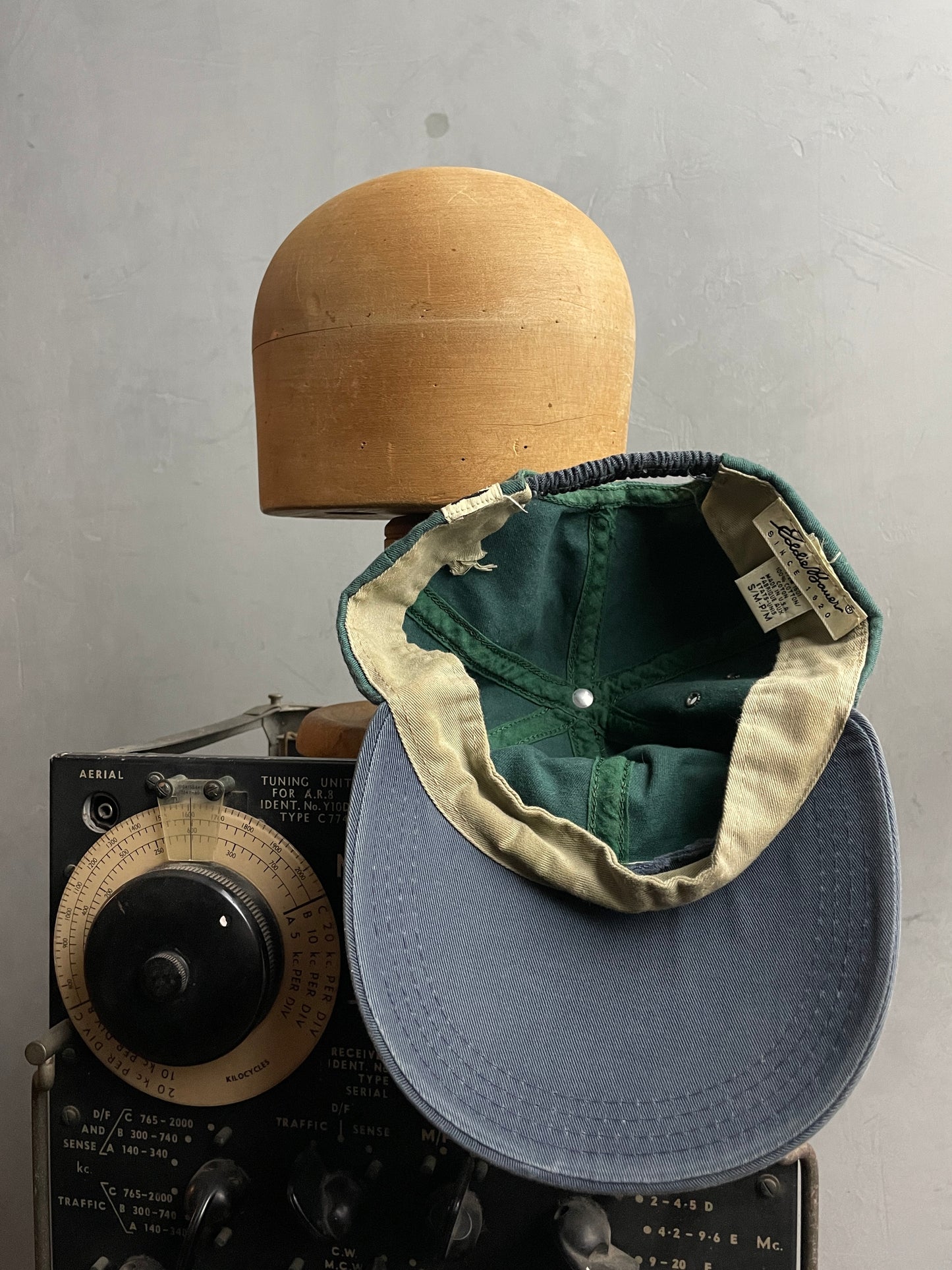 Made in USA Eddie Bauer Long Bill Cap