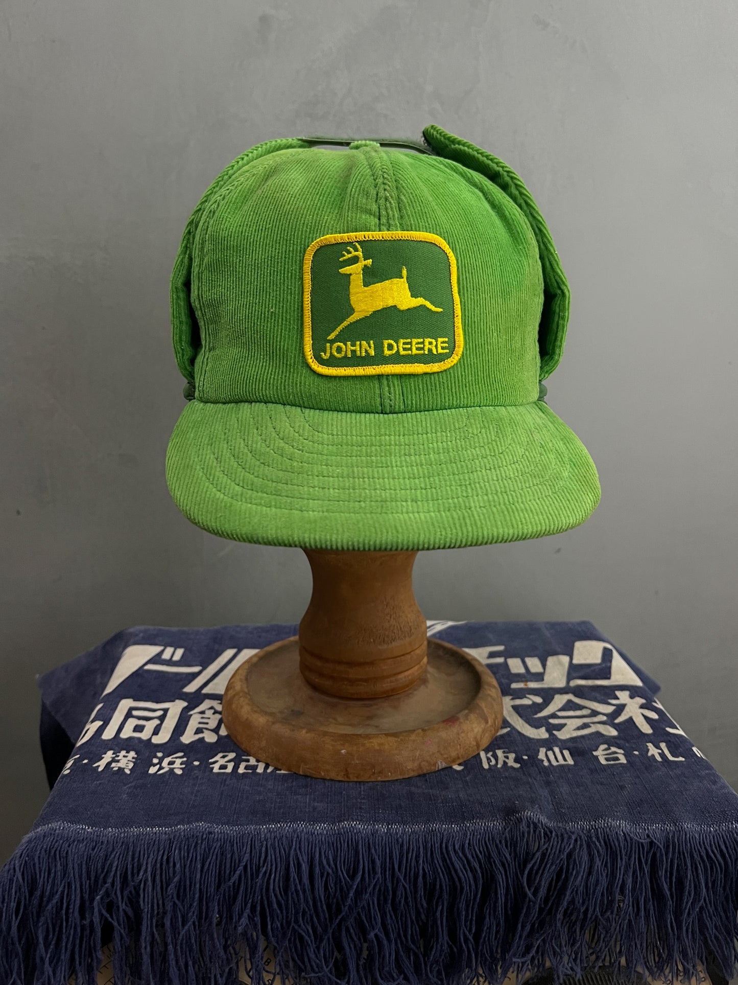 John Deere Cord Flap Cap