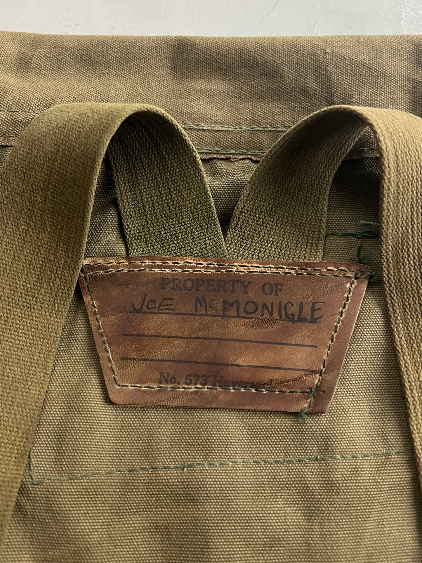 B.S.A. Canvas Rucksack