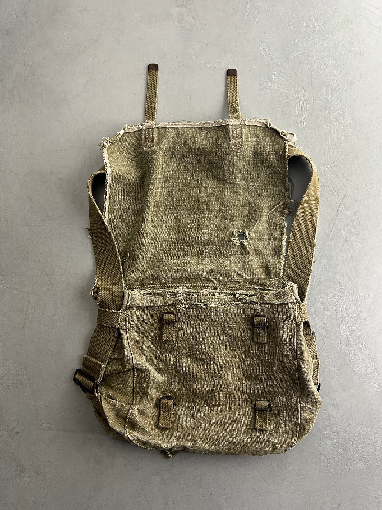 French Army Canvas Satchel