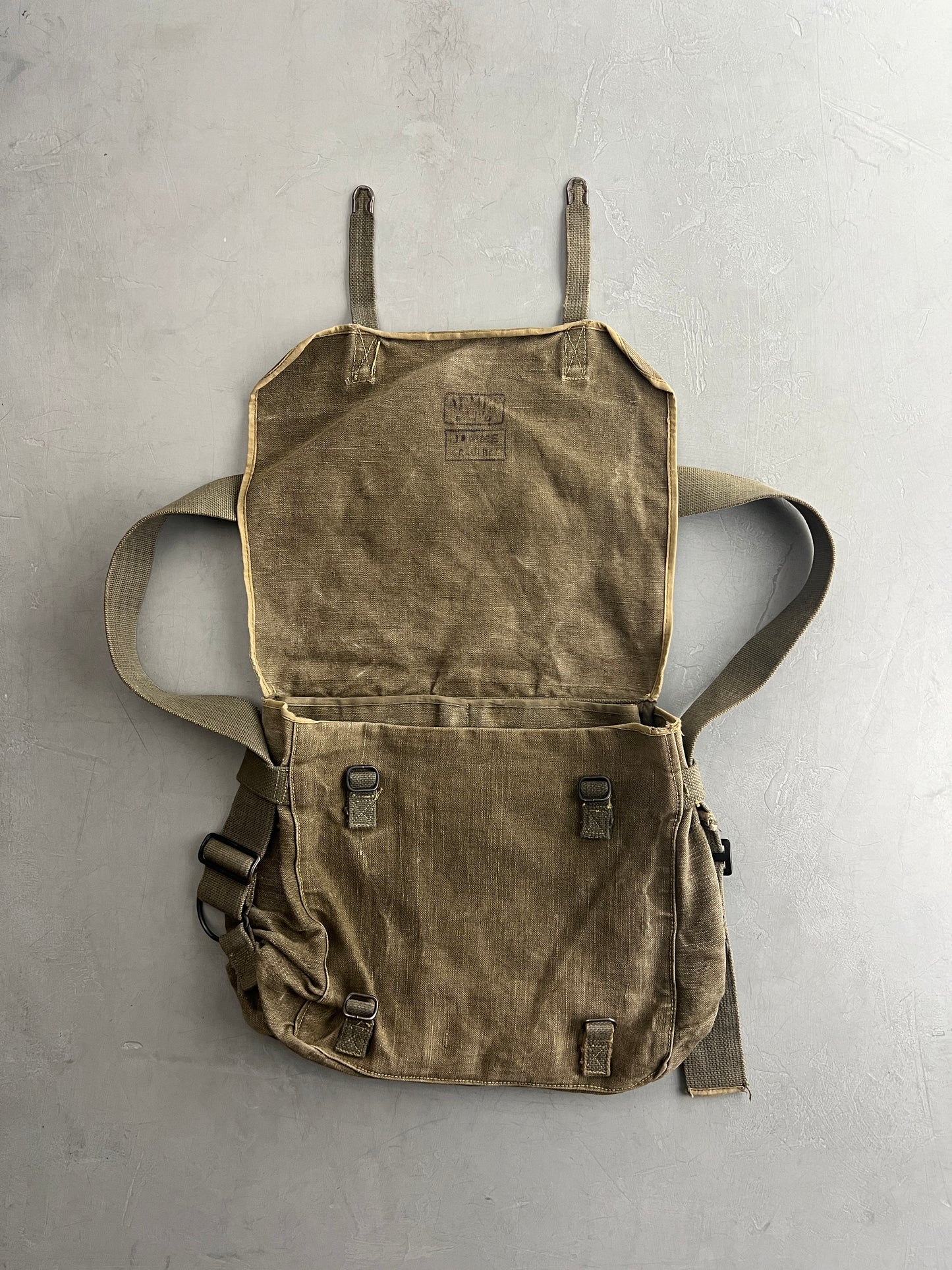 French Army Canvas Satchel