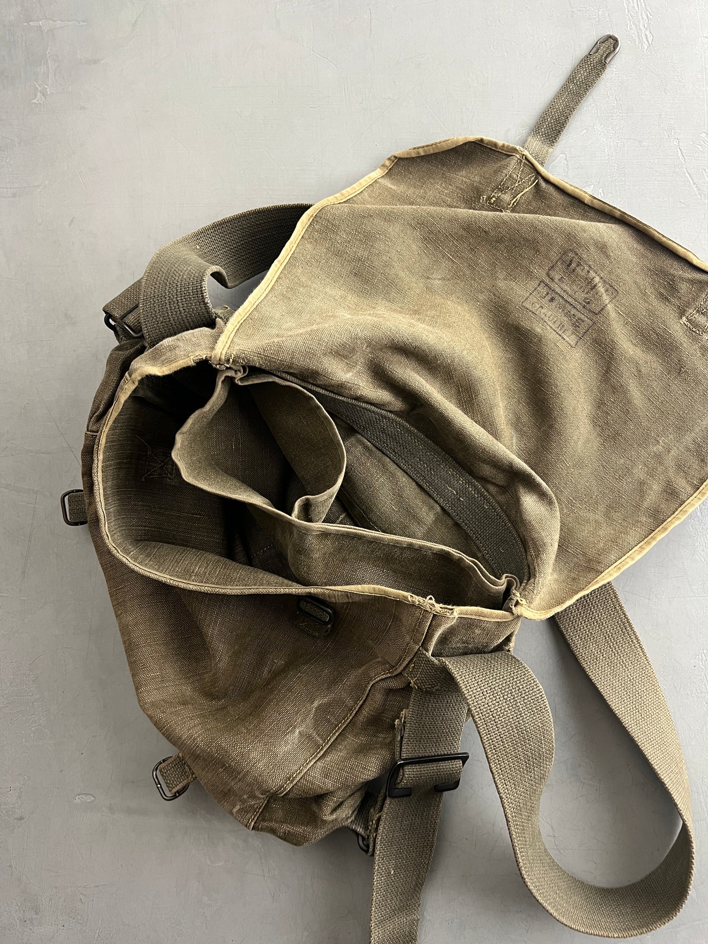 French Army Canvas Satchel
