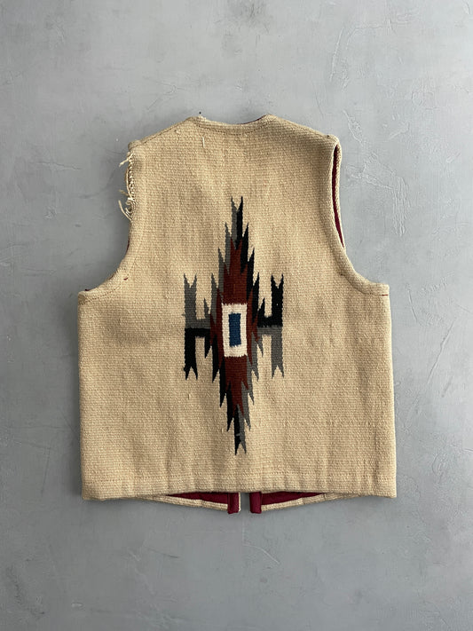 El Paso Saddle Blanket Chimayo Vest [XS]