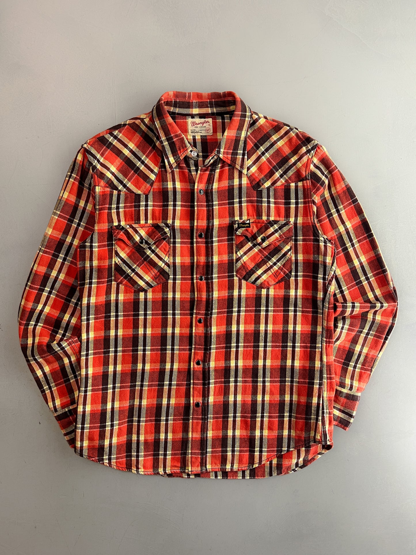 1970's Wrangler Pearl Snap Cotton Flannel [M]