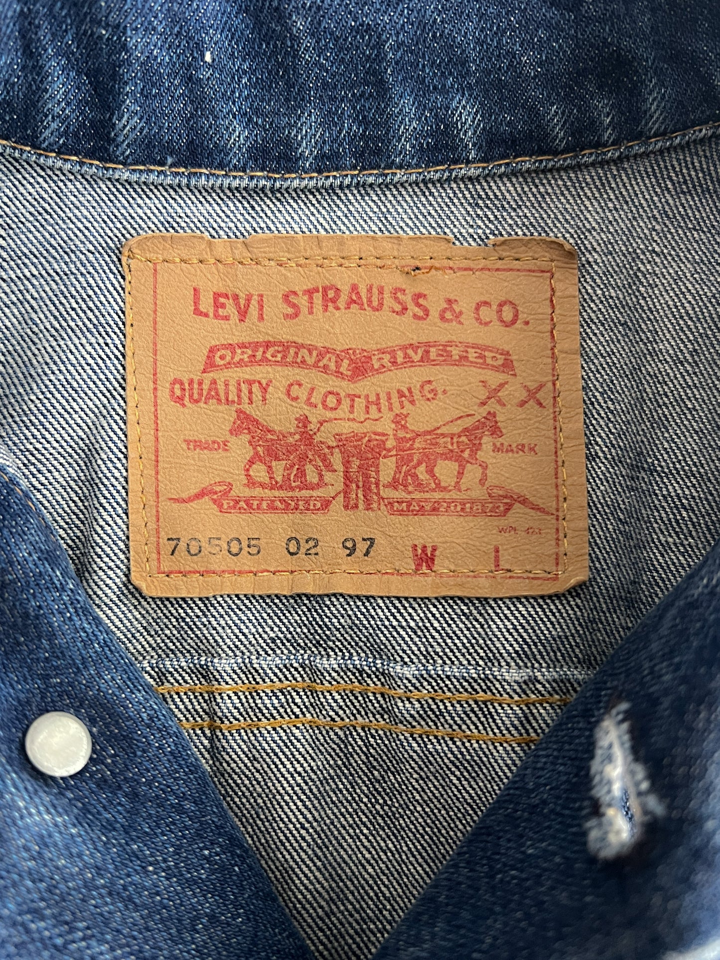 1970's Aus Made Levis Trucker Jacket [M]