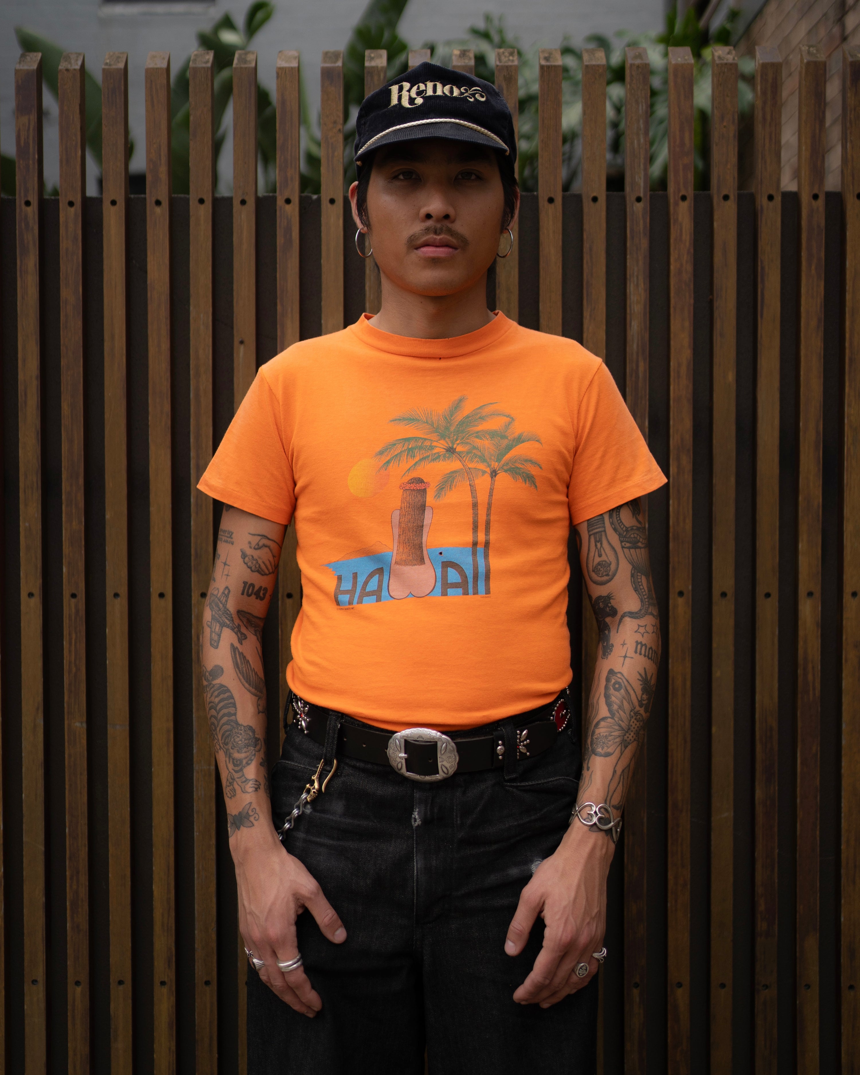 1990's Hawaiian Girl Baby Tee [S]