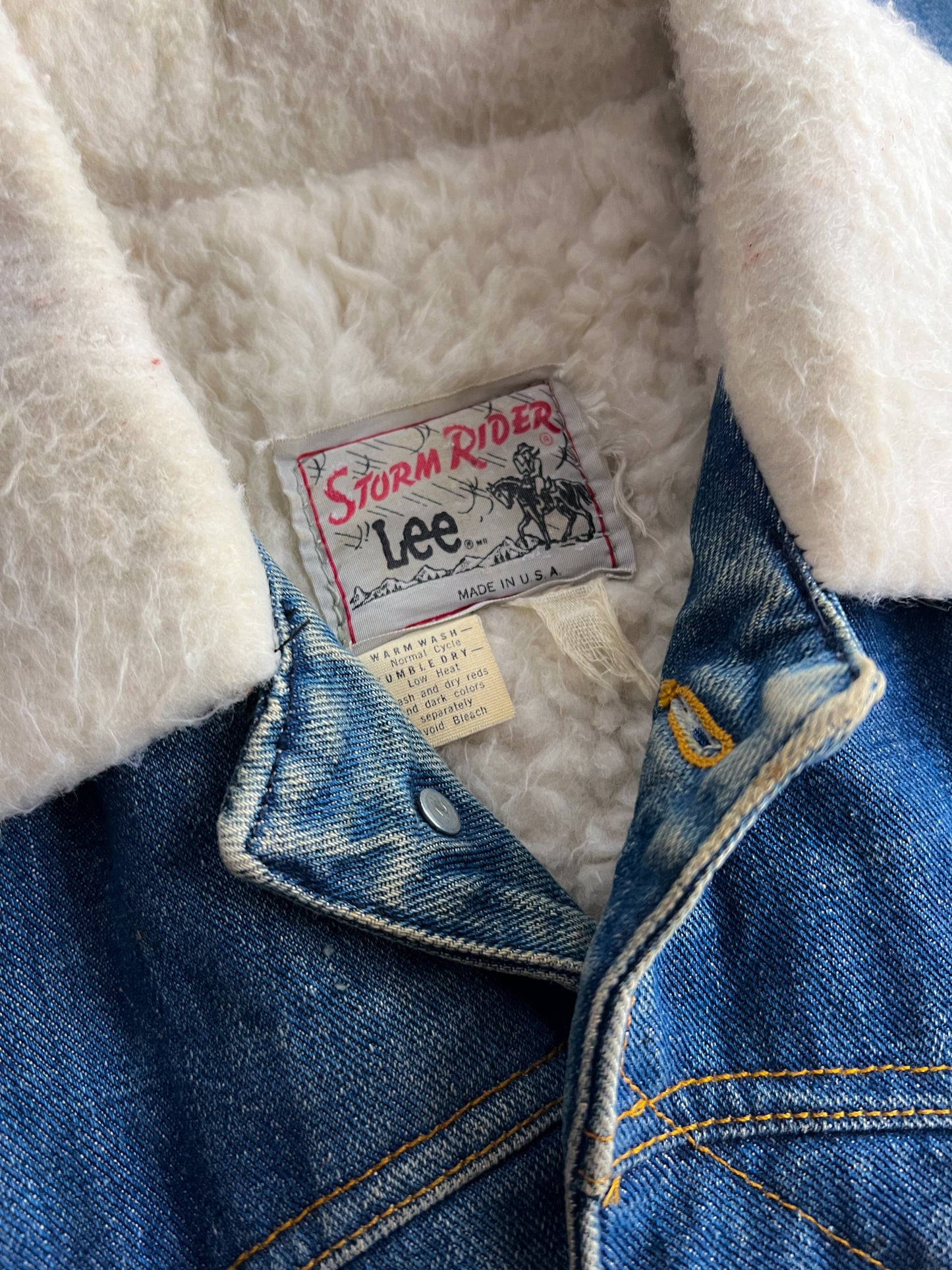 1970's Lee Storm Rider Denim Ranch Coat [M]