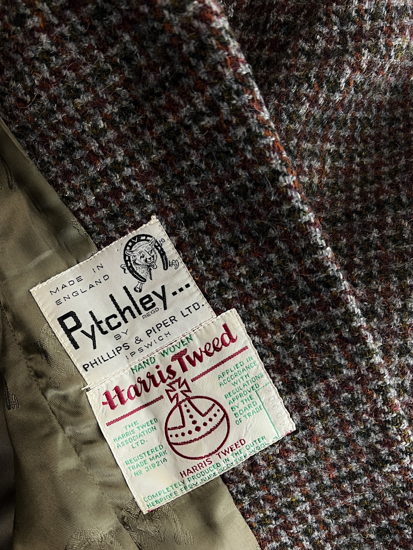 Harris Tweed Wool Blazer [Women's M]