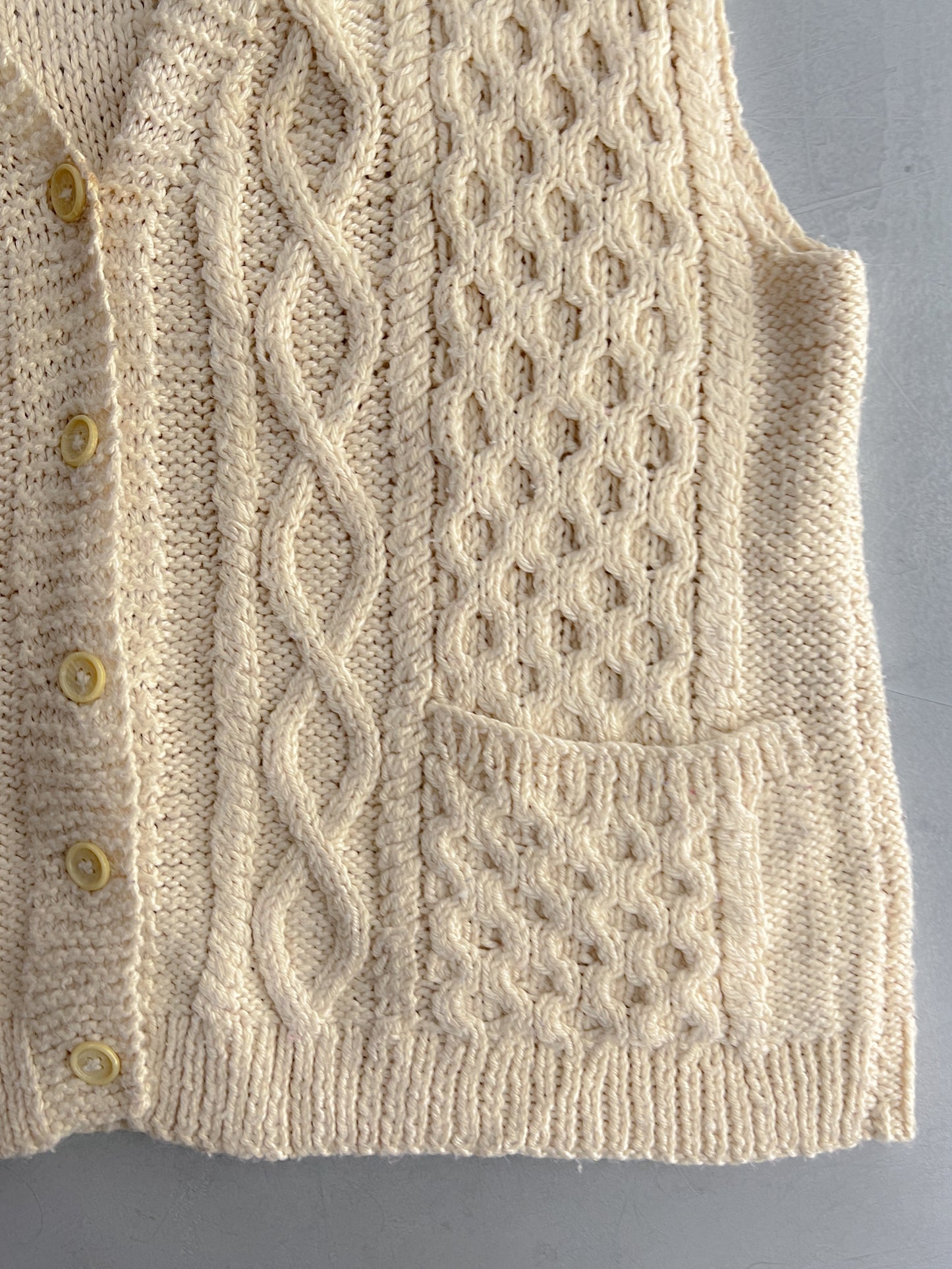 Cable Knit Vest [L/XL]