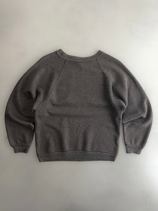 1980's Faded Raglan Sweatshirt [L]