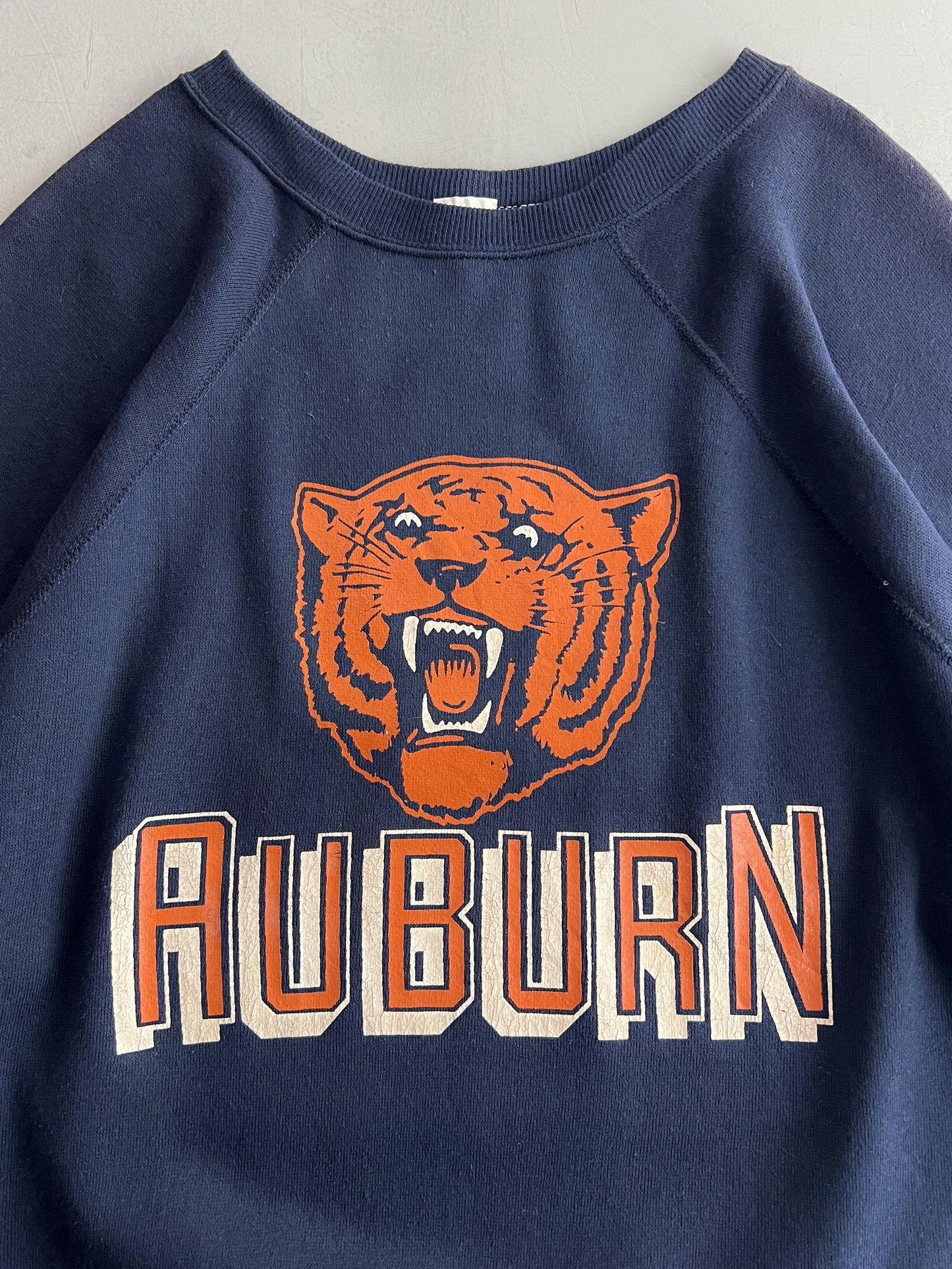 1970's Auburn Tigers Raglan Sweat [M]