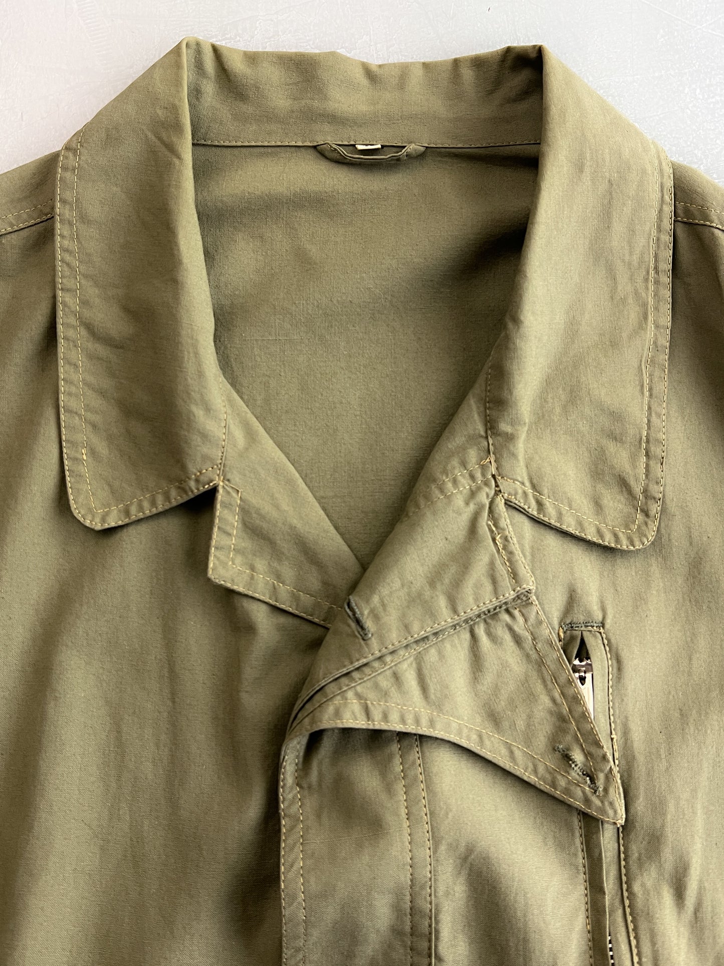 1980's Ivy Oxford Cotton Jacket [XL]
