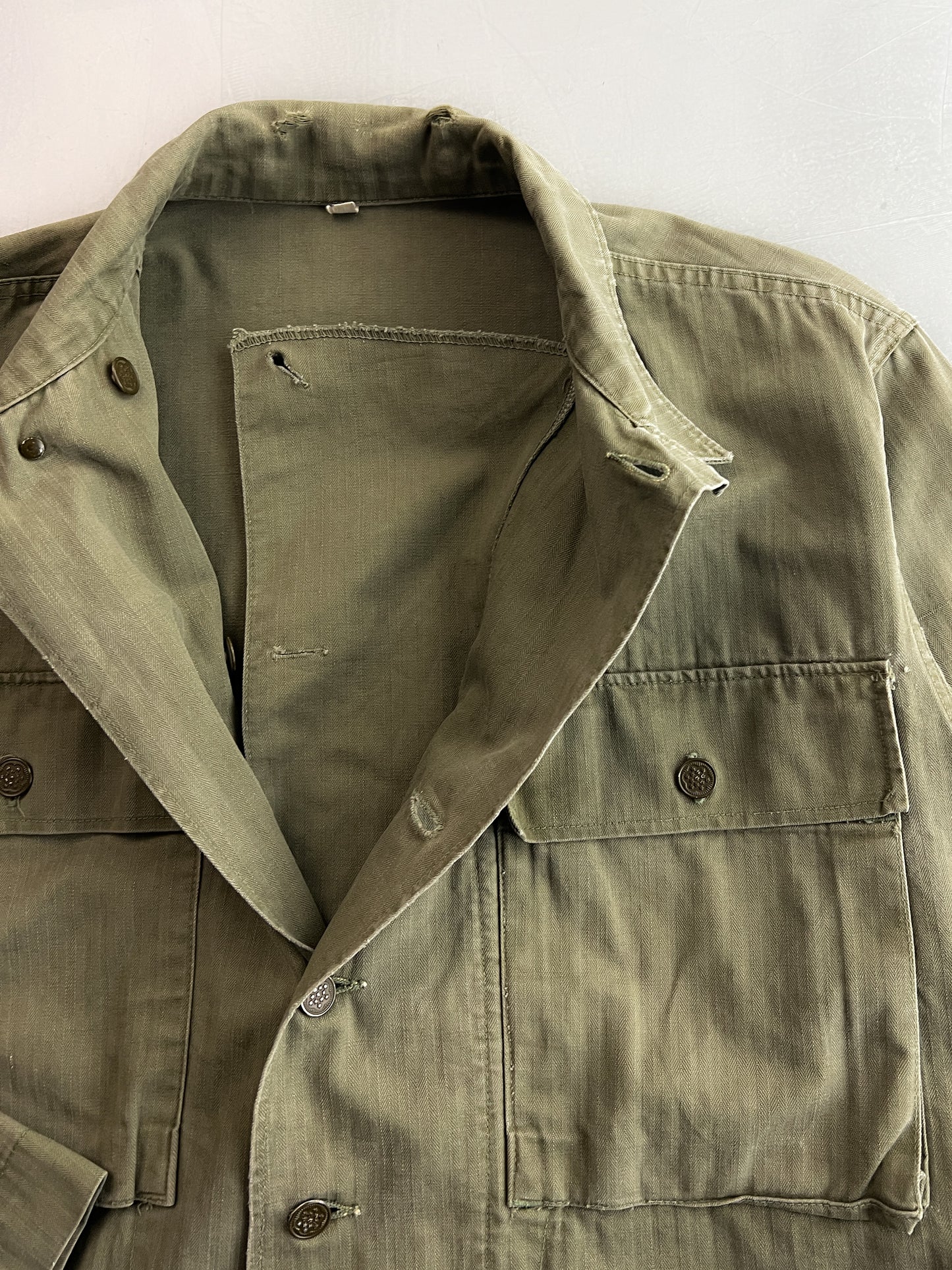 40’s/50’s US Military 13 Star H.B.T Utility Jacket [L]