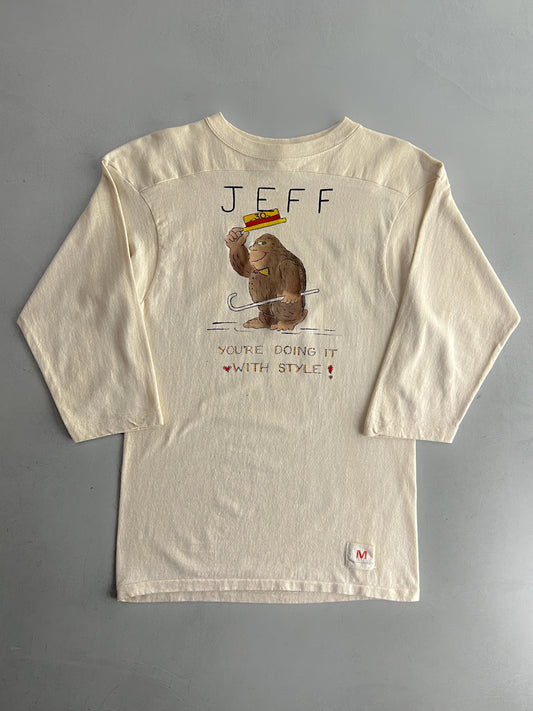 70's/80's Hand Painted Jersey Tee [M/L]