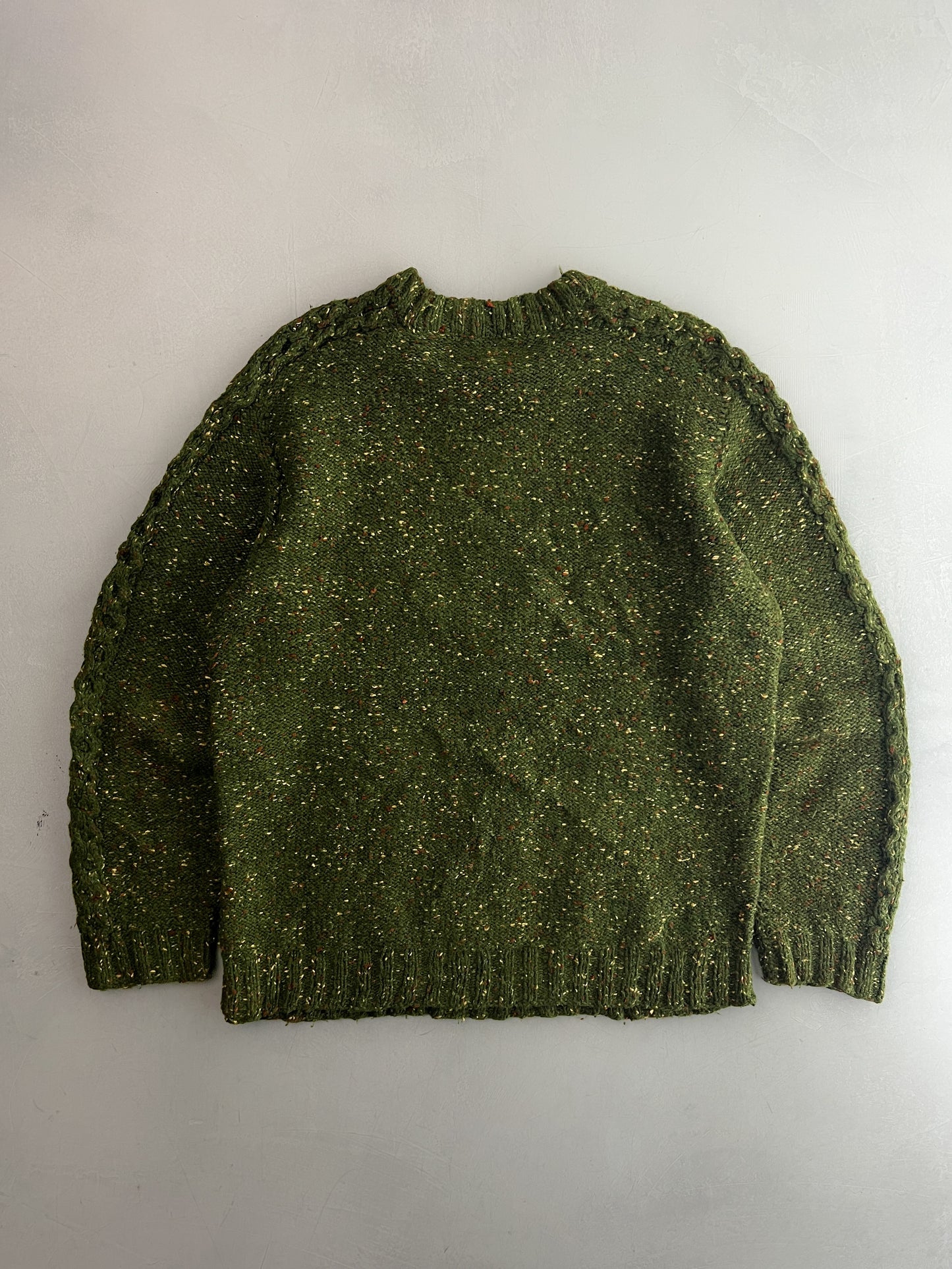 Cable Knit Fishermans Sweater [L]