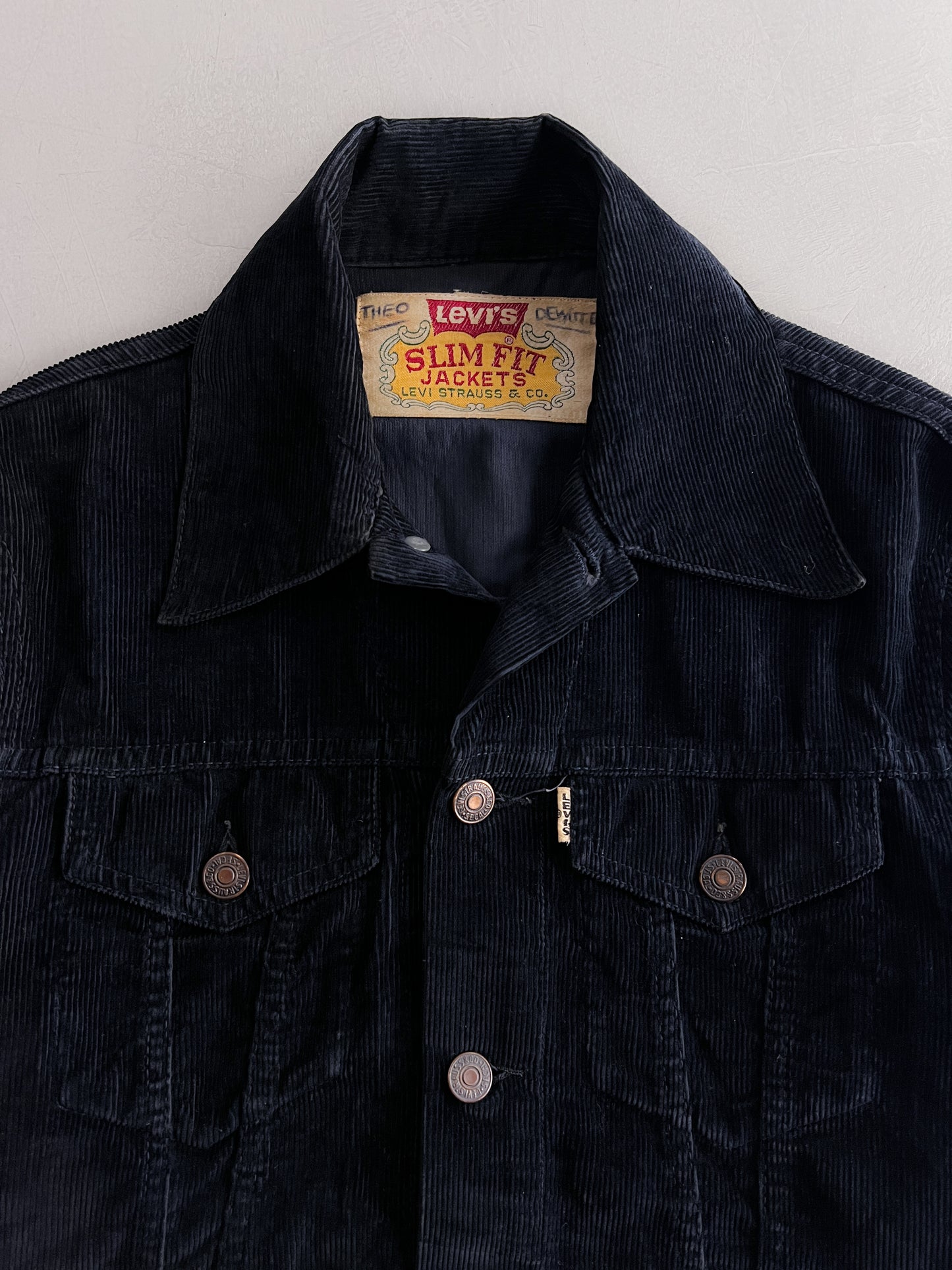 1970's Levis Big E Slim Fit Cord Jacket [XS]