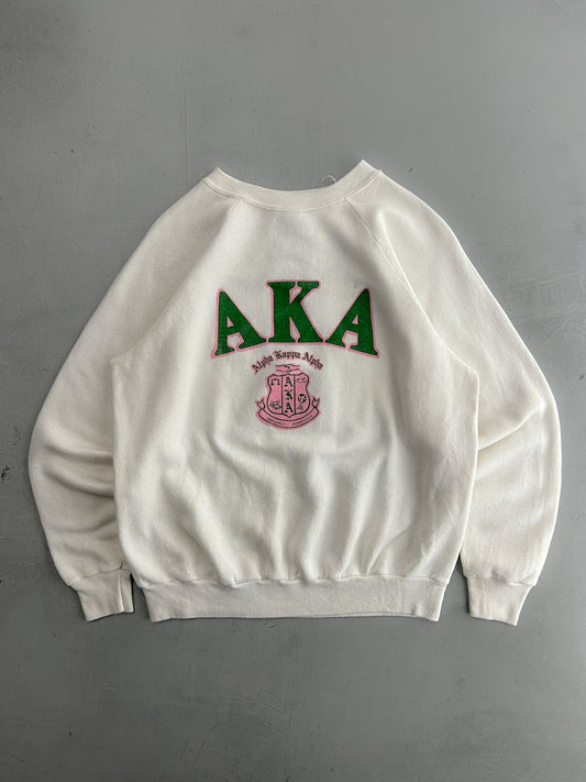 1980's Alpha Kappa Alpha Sweatshirt [M/L]