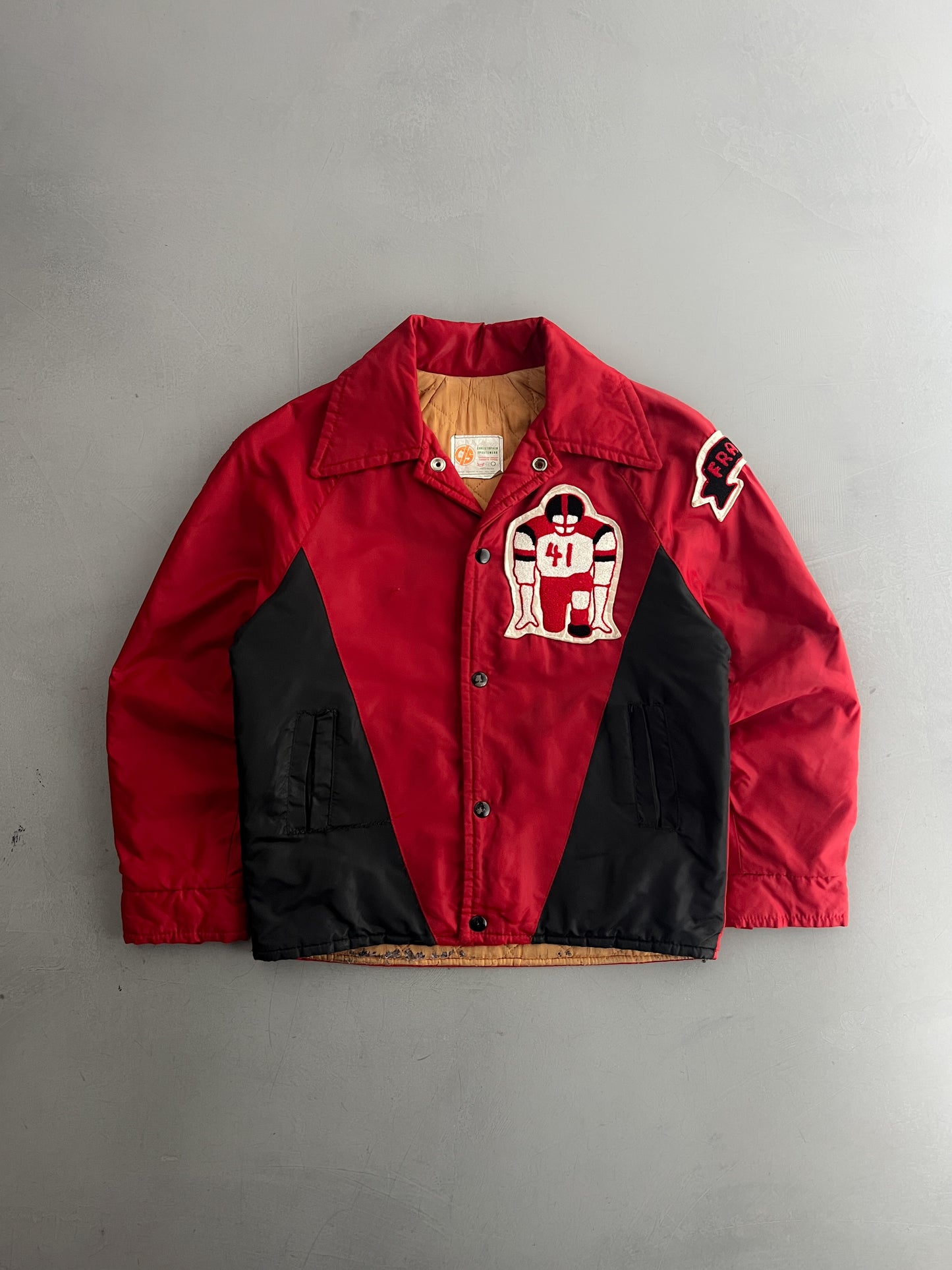 1970's Nylon Varsity Jacket [XS-S]