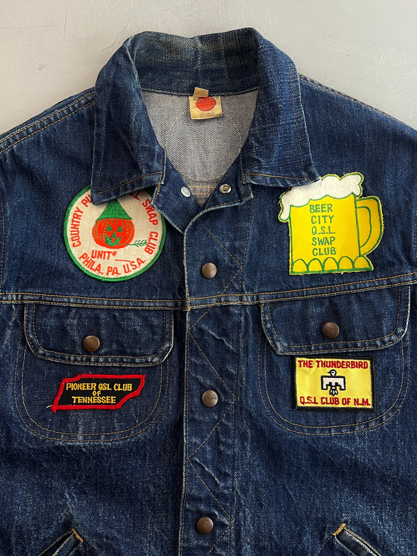 1970’s Mega Patch GWG Denim Jacket [L]