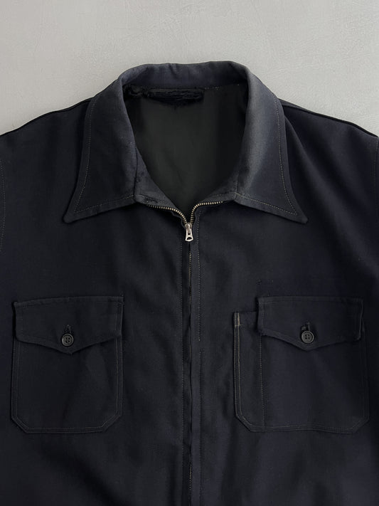 1950/60's Whipcord Mechanic Jacket [L]