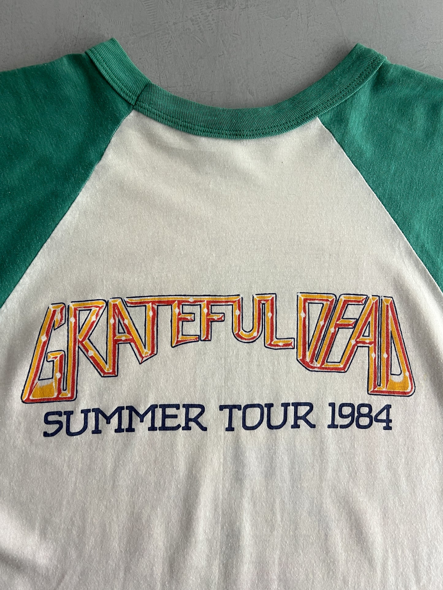 84' Grateful Dead Summer Tour Raglan Tee [M]