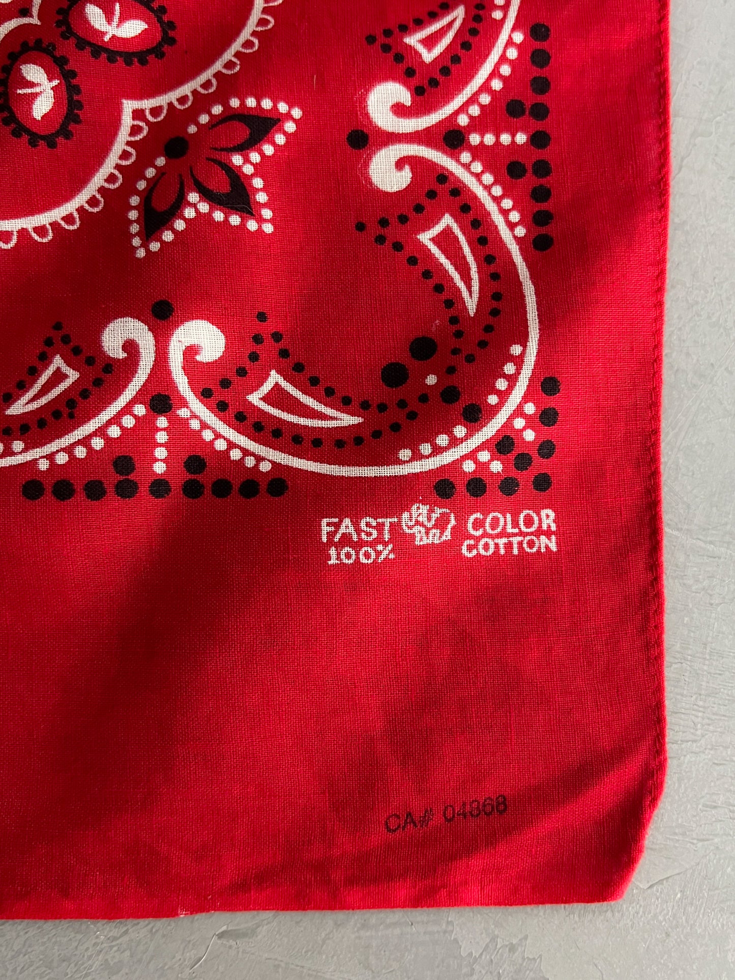 Fast Colour Selvage Bandanna