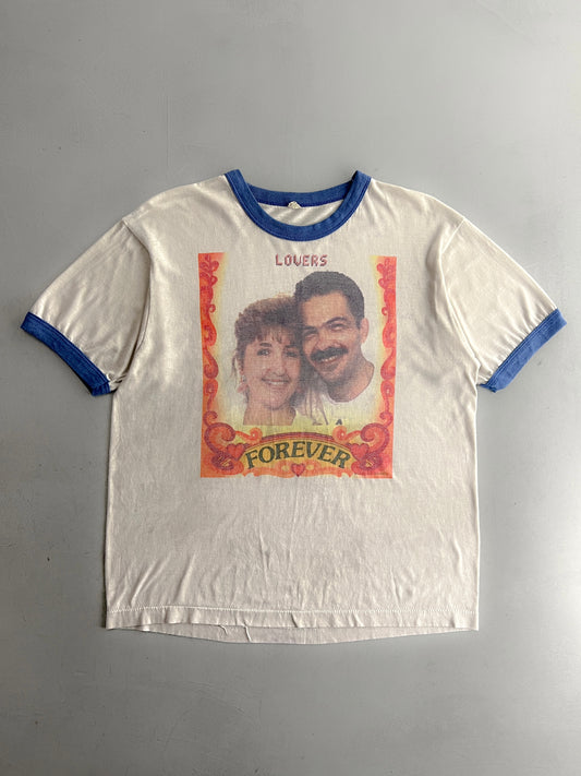 1980's Thrashed Lovers Forever Ringer Tee [M/L]
