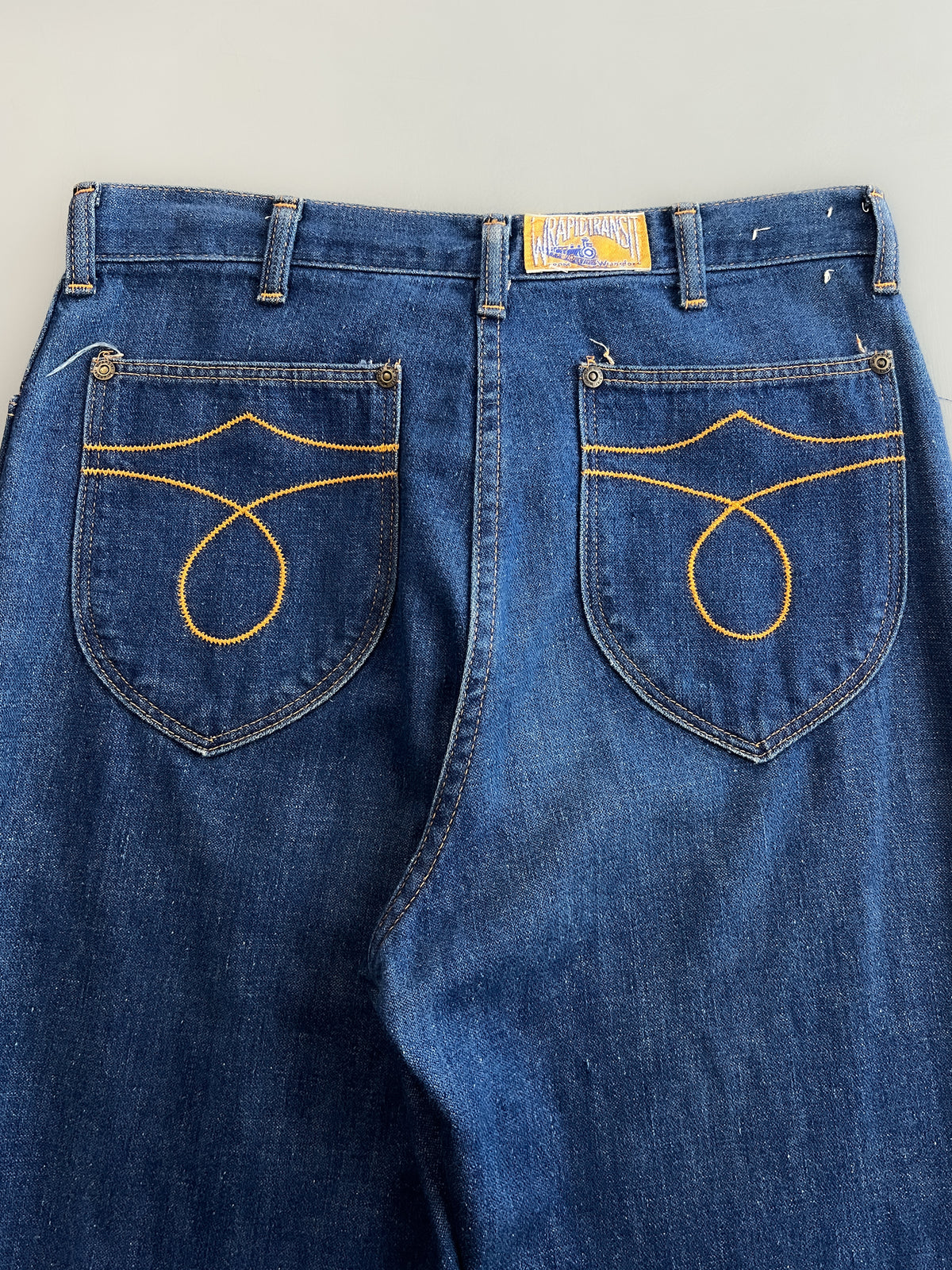 1970's Wrangler Wrapid Transit Denim Flares [29"]