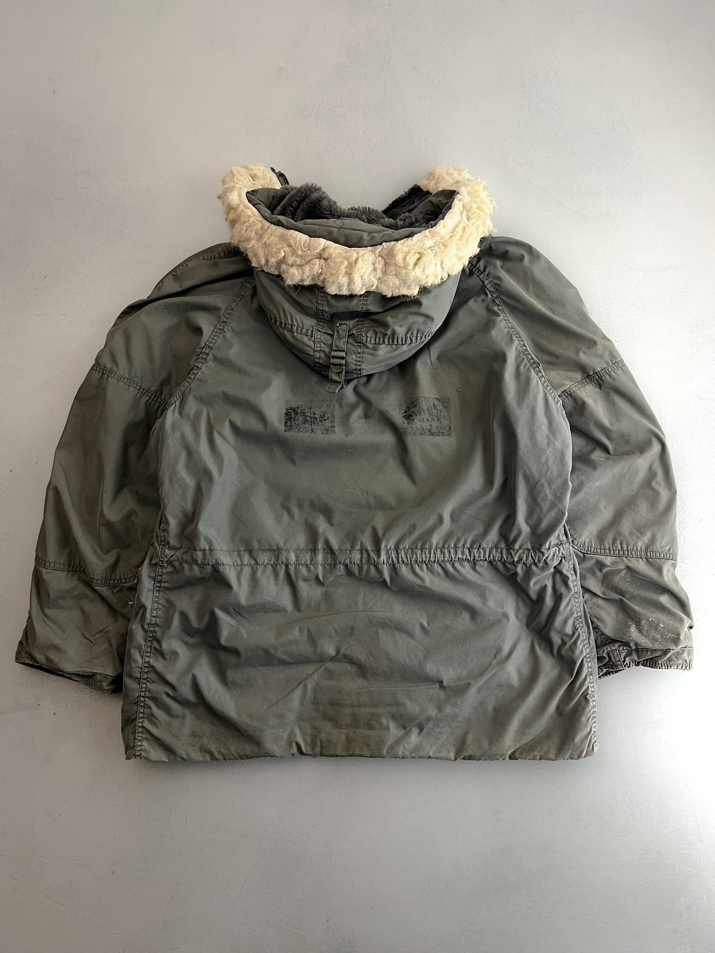 N-3B US Airforce Cold-Weather Stencilled Parka [L]