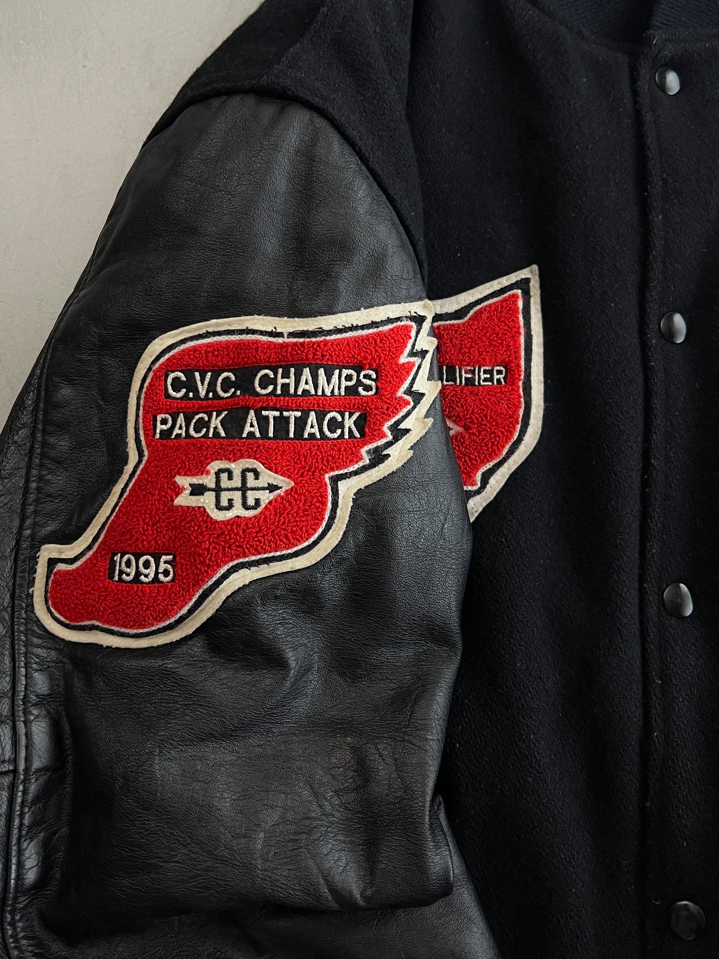 1990's Holloway Chainstitch Varsity Jacket [L/XL]