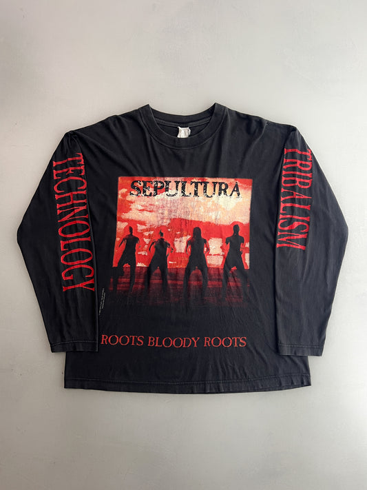 ‘96 Sepultura Roots Bloody Roots L/S Tee [XL]