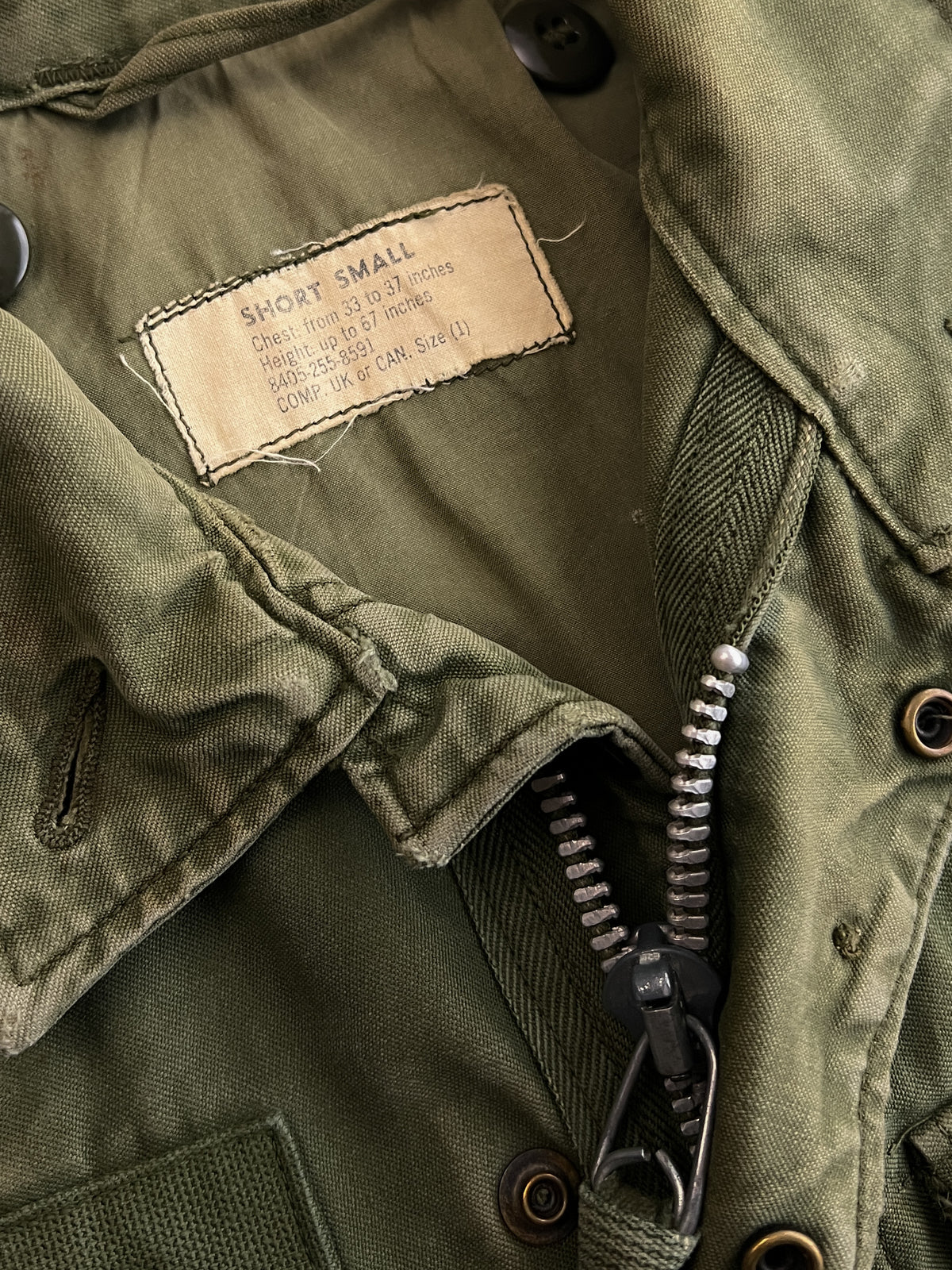 1960’s U.S. Army M-1951 Field Jacket – 196th Infantry Brigade [S/M]