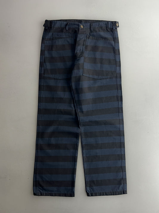 Buckle Back Canvas Prison Pants [28"-30"]