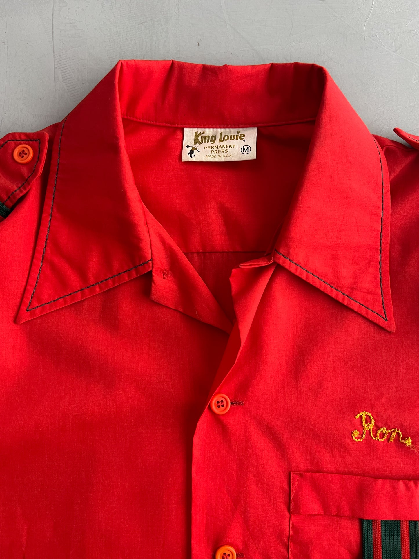 1970's King Louie 'Turner Supply Co' Bowling Shirt [M]
