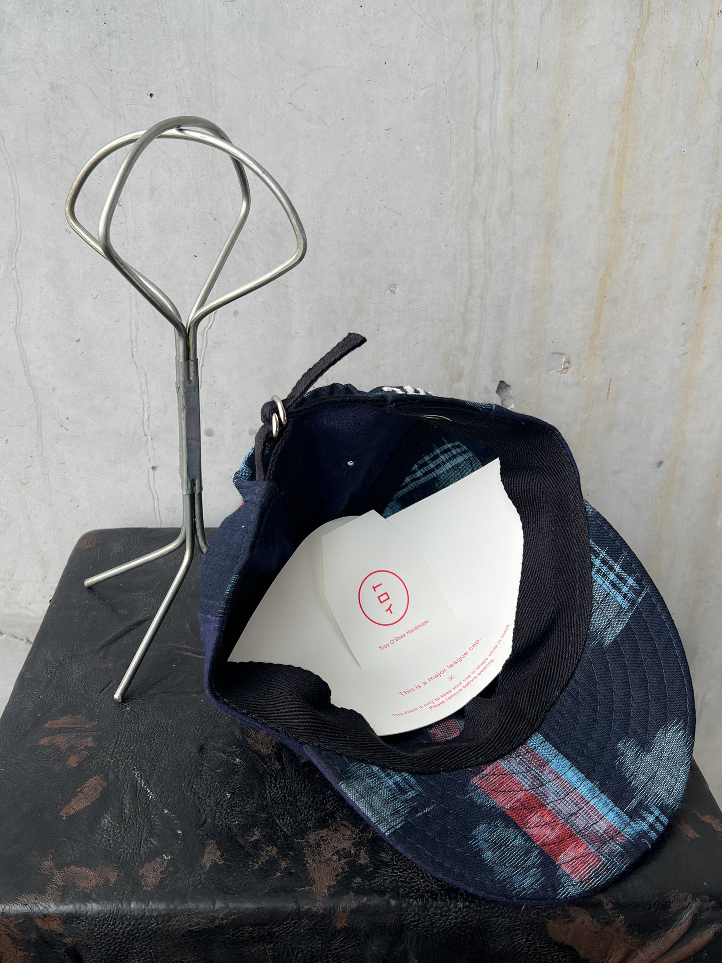 Early 20th c. Japanese Fabric 1930's Baseball Cap By Troy O'Shea Handmade [Adjustable]