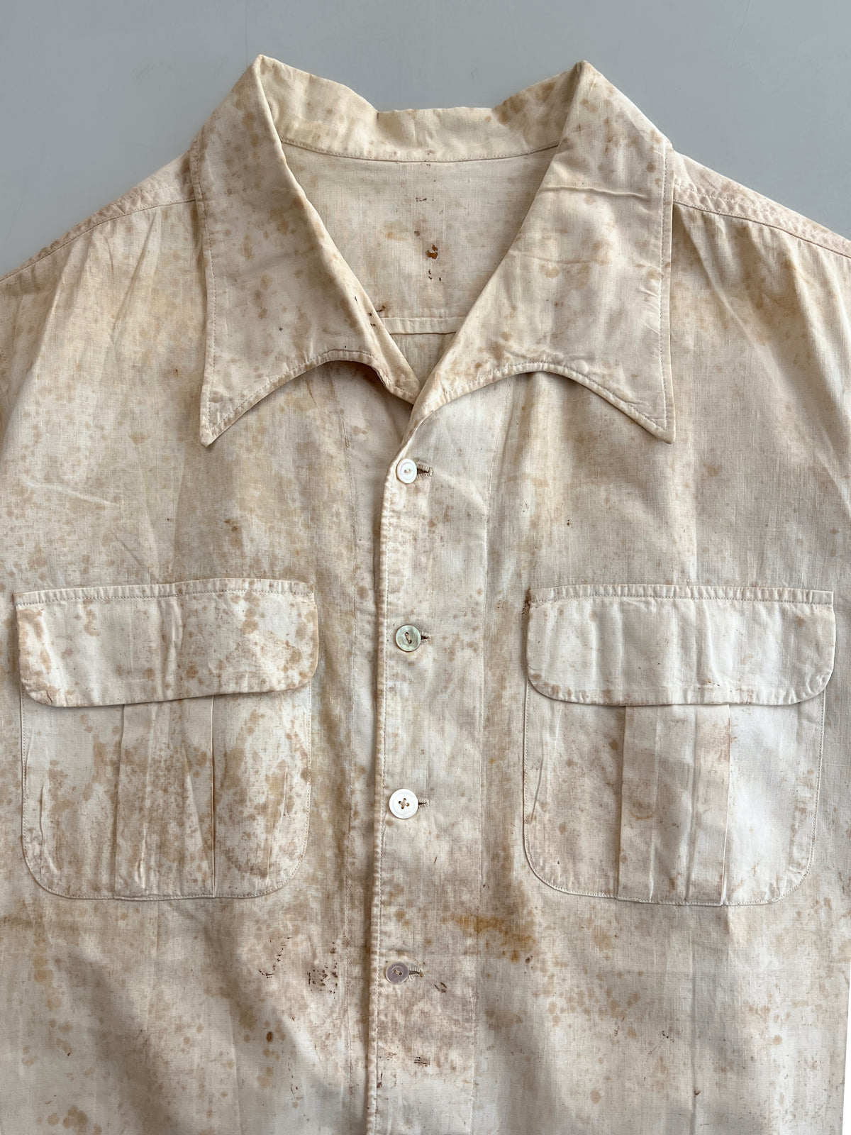 1940's Japanese Cotton Work Shirt [M/L]