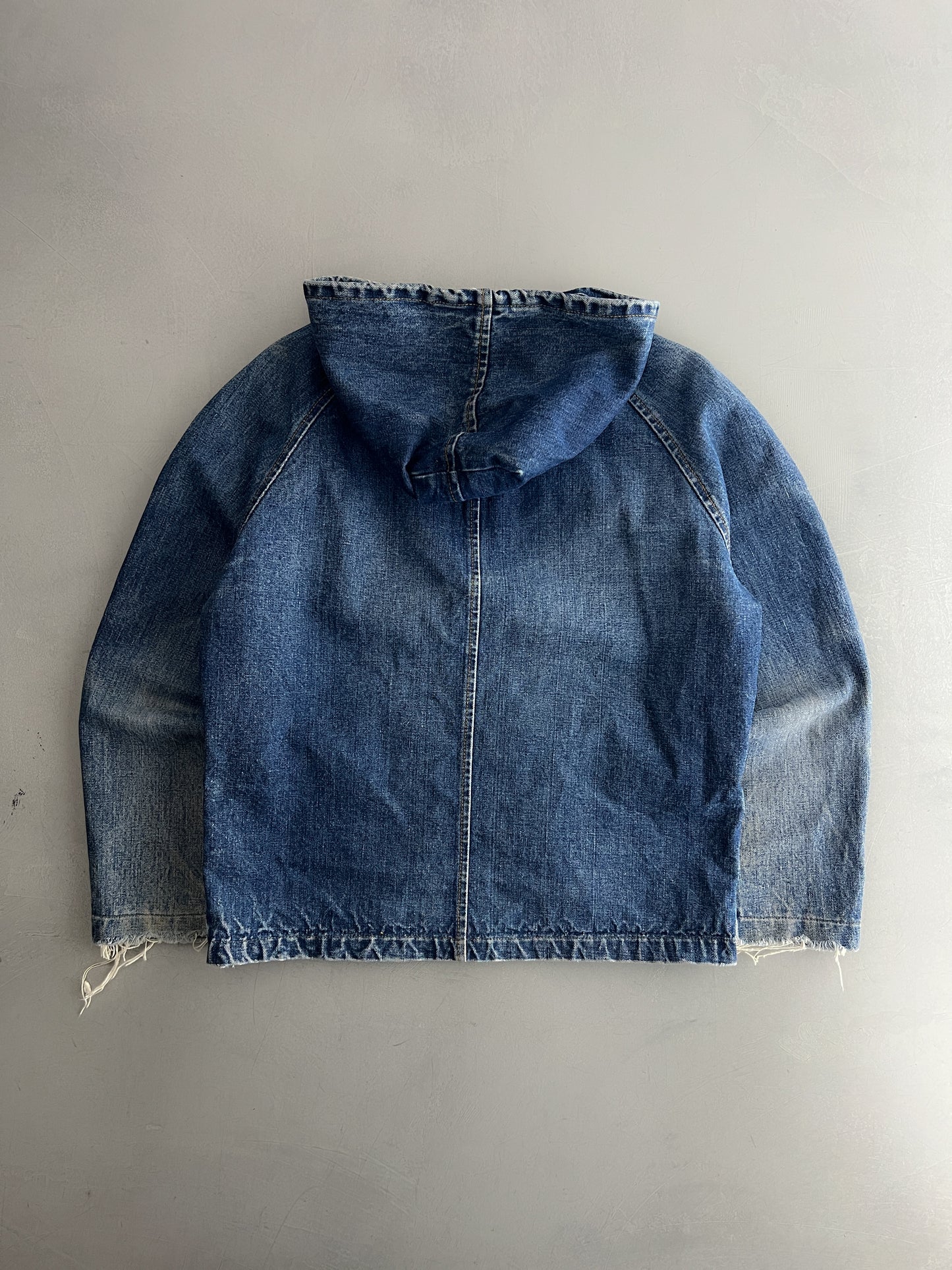 GWG Scrubbies Hooded Denim Jacket [S/M]