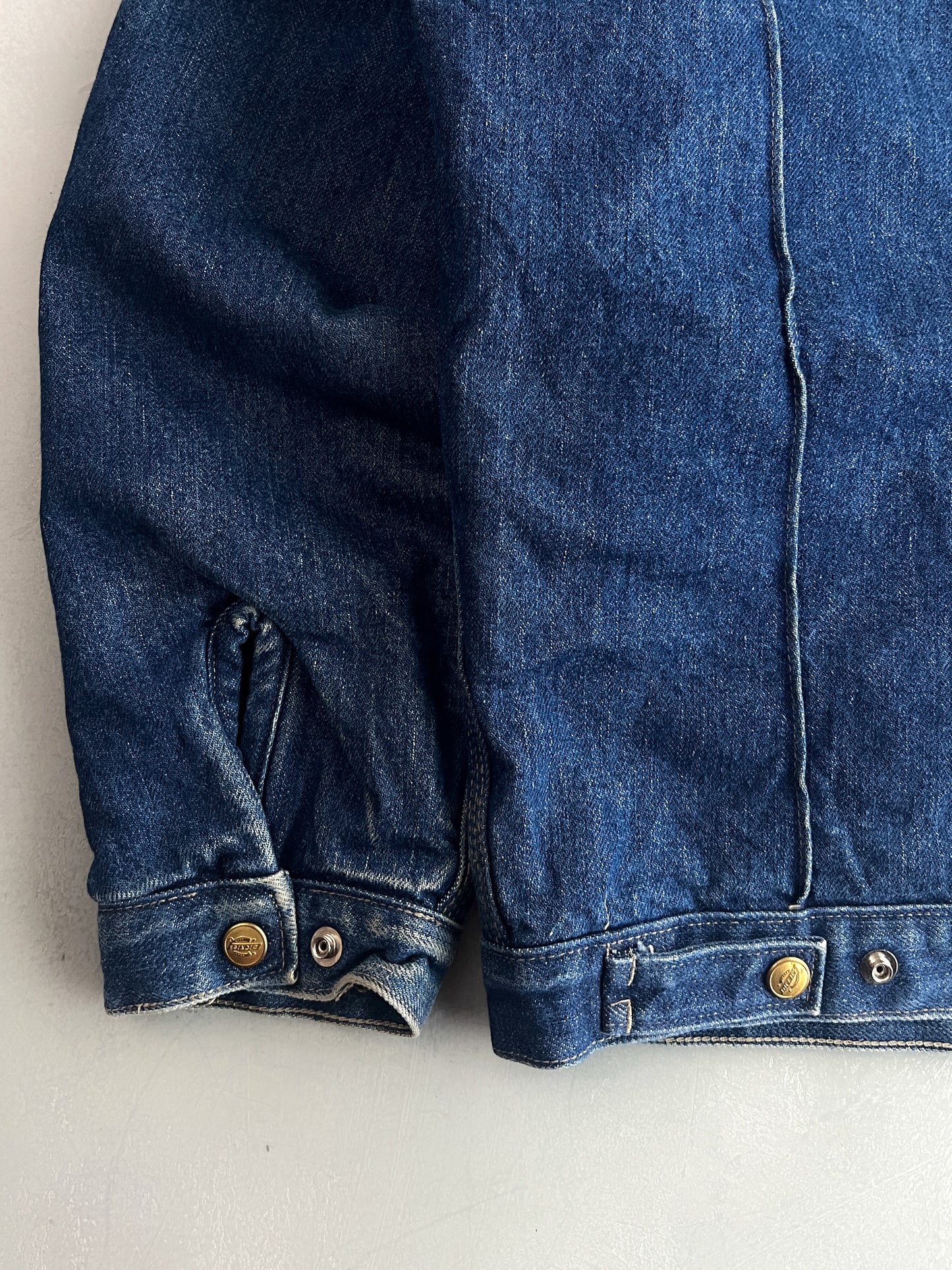 Quilt Lined Dickies Denim Work Jacket [L]