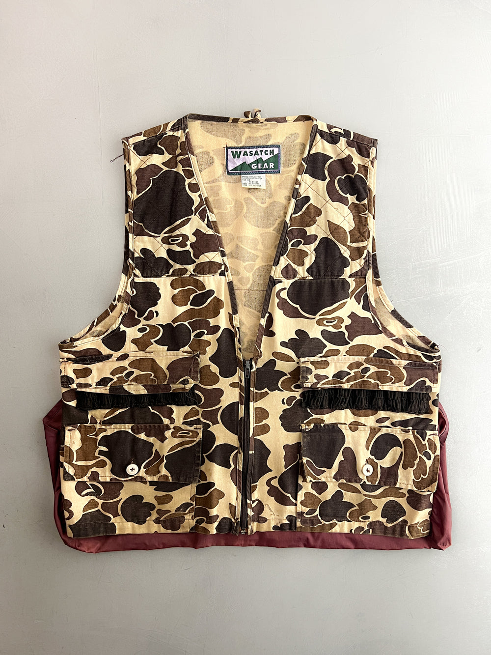 Wasatch Duck Camo Hunting Vest [M]